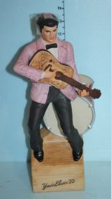 Elvis Bourbon Whiskey Decanter Music Box