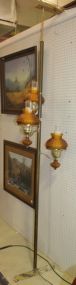 Three Tier Tension Pole Lamp