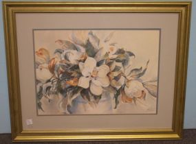 Limited Edition Print of Magnolias by Glenda Jones '84, Numbered 532/1000