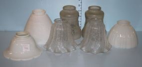 Group of Seven Glass Shades