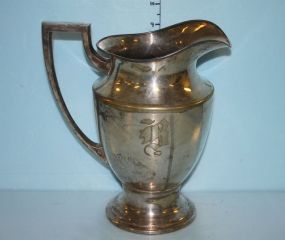 Silverplate Water Pitcher