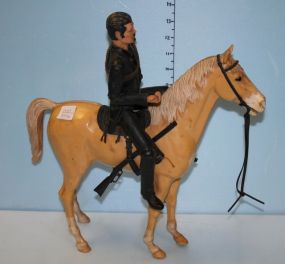 Plastic Horse and Cowboy