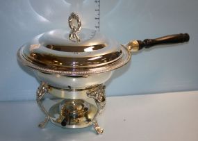 Silverplate Chaffing Dish and Burner