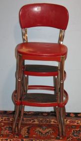 Metal Kitchen Chair/Step Stool