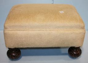 Walnut Bunn Foot Ottoman