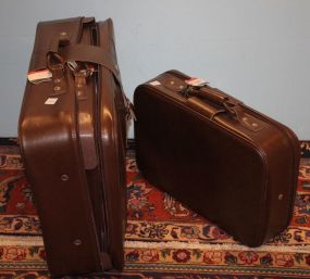 Four American Tourist Suitcases