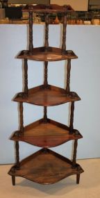 Mahogany Corner Shelf