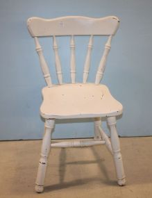 Painted White Chair
