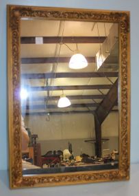 Gold Plastic Carved Mirror