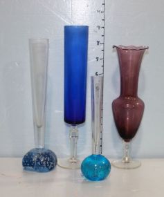 Group of Four Bud Vases