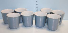 Set of Eight Pyrex Mugs