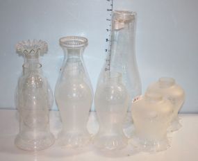 Group of Eight Glass Shades