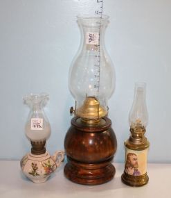 Three Oil/Kerosene Lanterns