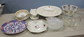 Large Ironstone Wash Bowl, Gravy Boat, Vegetable Bowl and Platter