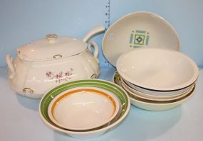 Group of Bowls and Soup Tureen