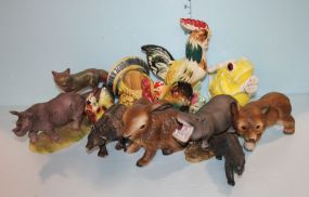 Twelve Animal Figurines