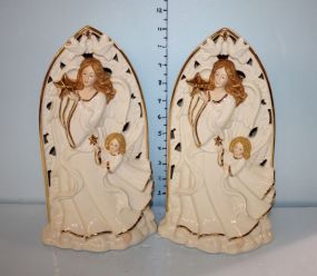 Two Ceramic Angel Figurines