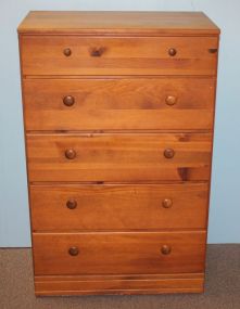 Five Drawer Pine Chest