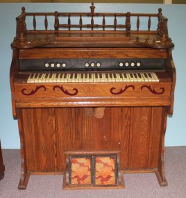 20th Century Beckman Organ Company Chicago pump Organ