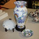 Three Pieces of Porcelain in Oriental Motif