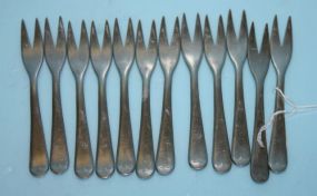 Group of Twelve Stainless Forks