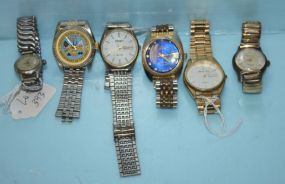 Group of Six Vintage Wristwatches