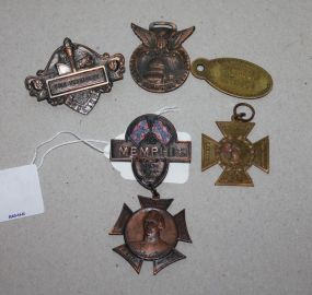 Group of Lapel Pins and Charms