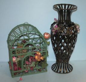 Two Decorative Metal Pieces