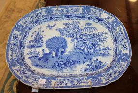 Blue and White Porcelain Platter