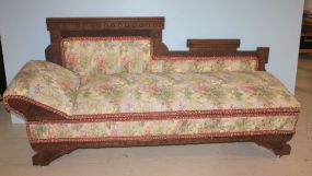 1830's Eastlake Walnut Fainting Sofa