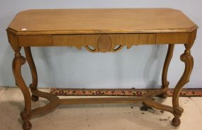 Mahogany Entrance Table with One Drawer