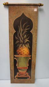 Decorative Handpainted Plaque of Pineapple