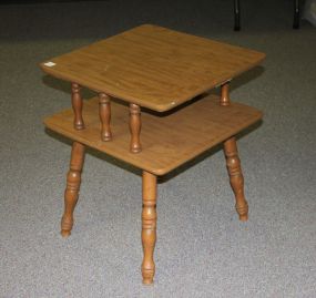 Vintage 60's Two Tier End Table