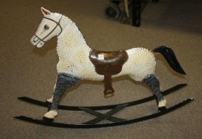 Tin Handpainted Rocking Horse