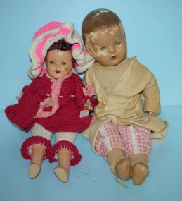 Two 1940's Baby Dolls