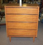 Four Drawer Vintage Chest of Drawers, Basset Furniture