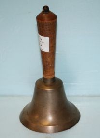 Late 1800's Brass School Bell