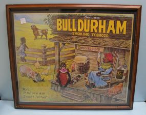 Large Bull Durham Advertising Picture-Porch Scene
