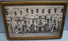 Picture of The East vs. The West Baseball Team Taken at Comiskey Park in Chicago