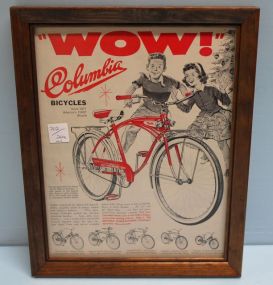 1959 Columbia Bicycle Advertising Picture