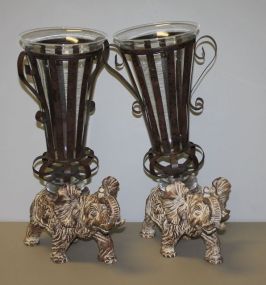 Decorative Elephant Vase Holders
