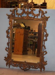 Contemporary Chippendale Style Gold Mirror