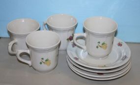 Four Gibson Cups and Saucers