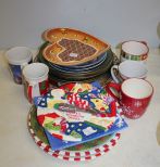 Christmas Plates, Trays and Mugs