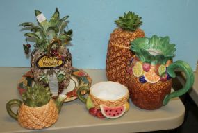 Group of Pineapple Design Items