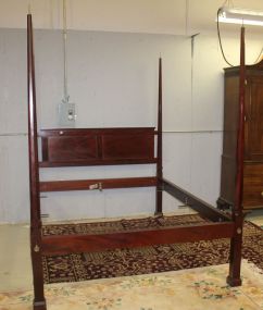 Empire Mahogany Queen Size Poster Bed