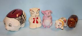 Five Piggy Banks