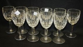 Set of Ten Waterford Glasses