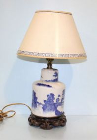 Chinese Blue and White Ginger Jar made into Lamp