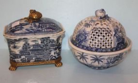 Two Decorative Porcelain Boxes